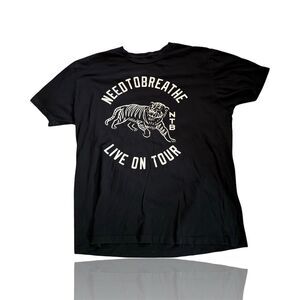 Needtobreathe "All The Feels Tour '17" Black Concert Tee: See Measurements